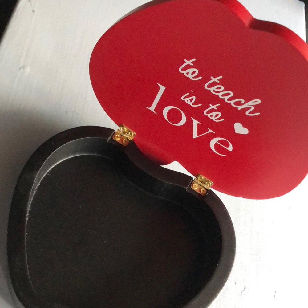 Best Teacher Ever trinket box